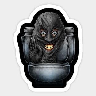 Horror toilet Monster #48 Sticker